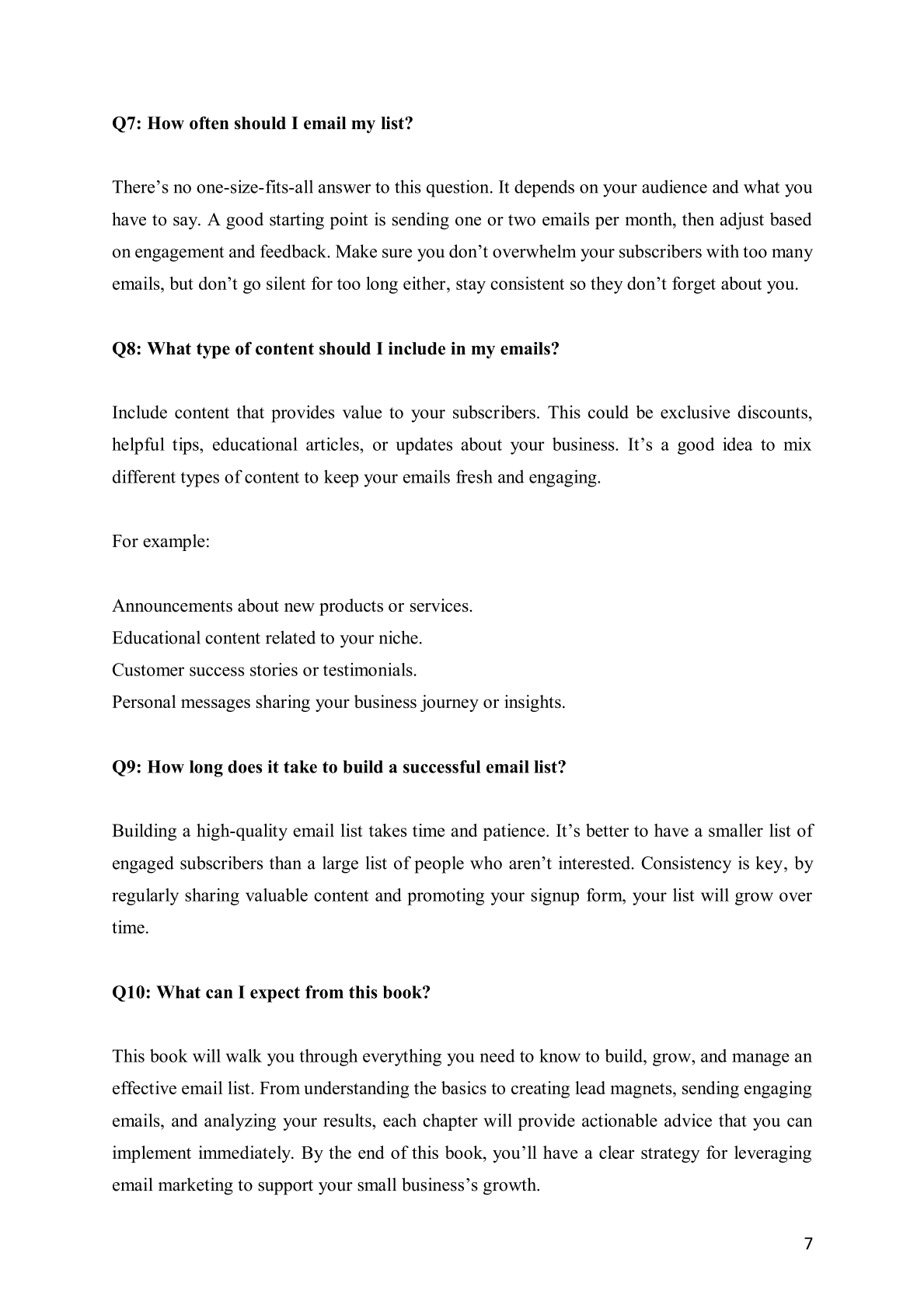 How to Build an Email List: Q&A for Small Business Owners