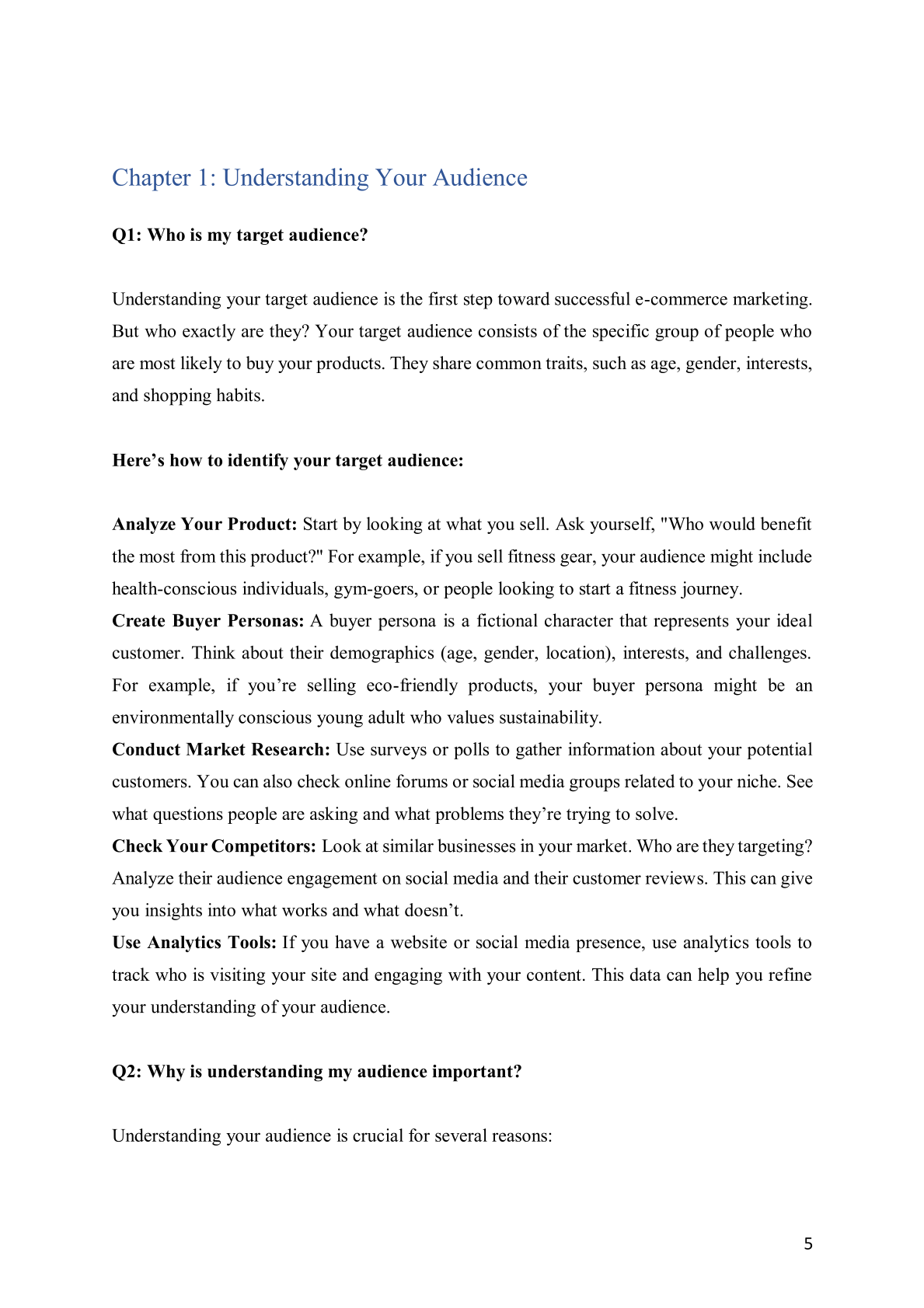 Basics of E-commerce Marketing: Q&A for Online Sellers