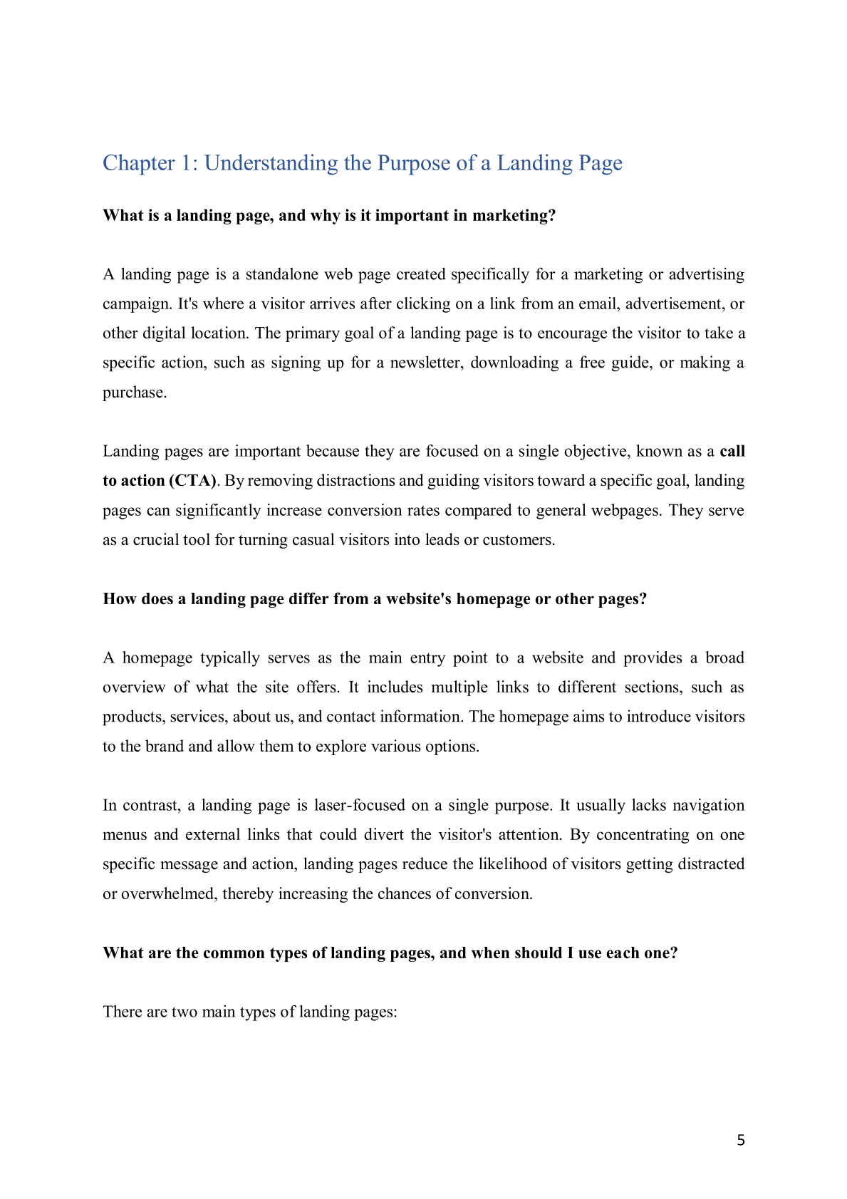 Basics of Building a High-Converting Landing Page: Q&A for Marketers