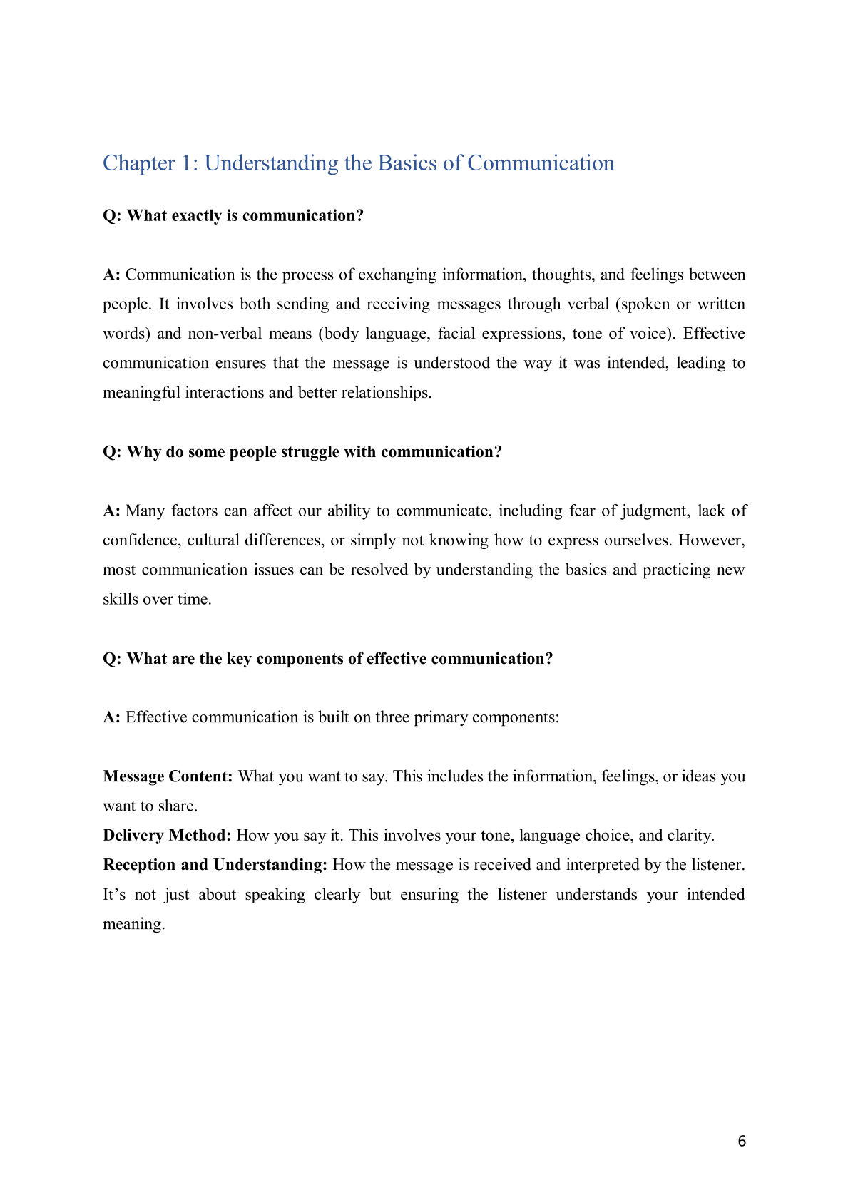How to Improve Your Communication Skills: Q&A for Personal and Professional Success