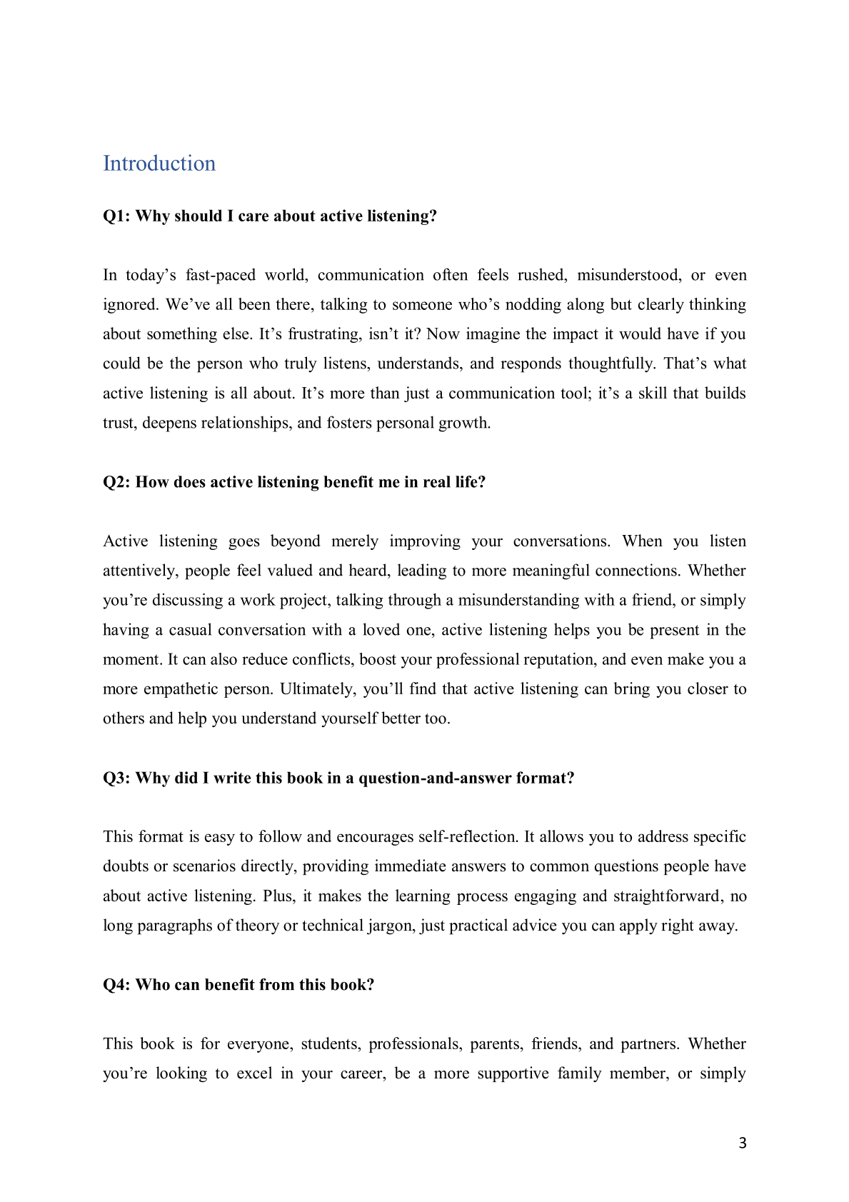 How to Develop an Active Listening Skillset: Q&A for Personal Growth