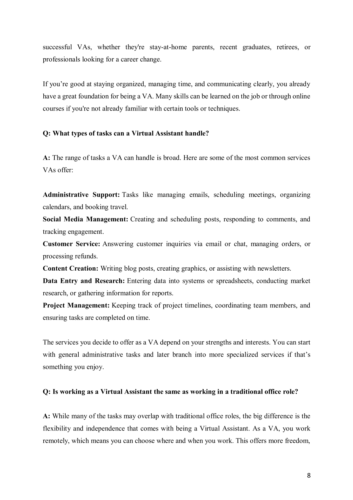 How to Start a Career as a Virtual Assistant: Q&A for Beginners