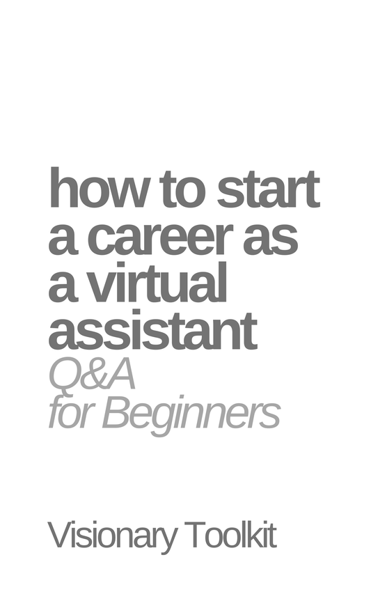 How to Start a Career as a Virtual Assistant: Q&A for Beginners
